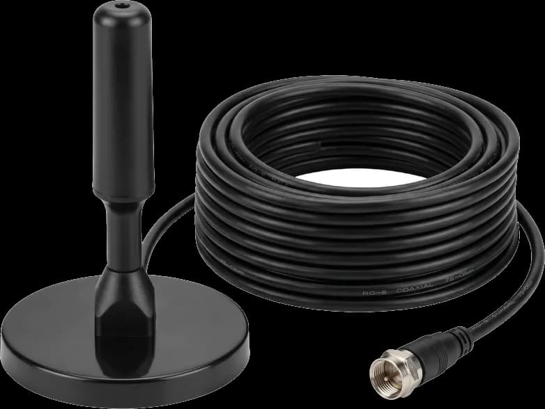 Kit completo: antena com base magnética e cabo coaxial de 5 metros